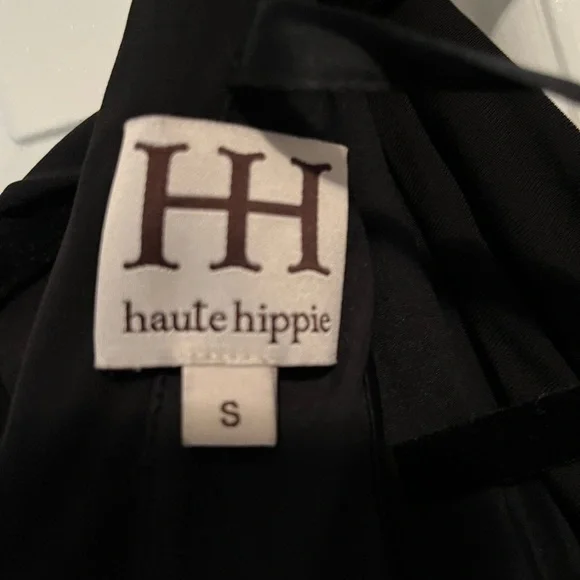 Haute Hippie Black Backless Dress - Picture 3 of 7